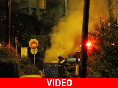 Πυρκαγιά ξέσπασε σε κάδο στη Παλλήνη